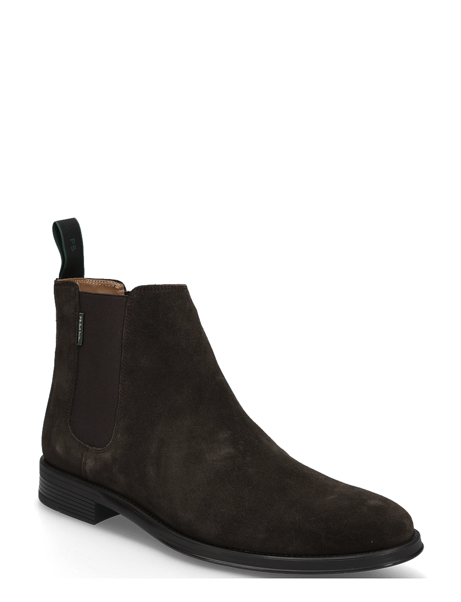 Paul Smith - MENS SHOE AUGUSTUS BROWN SUEDE - chelsea boots - 69_dark brown - 0