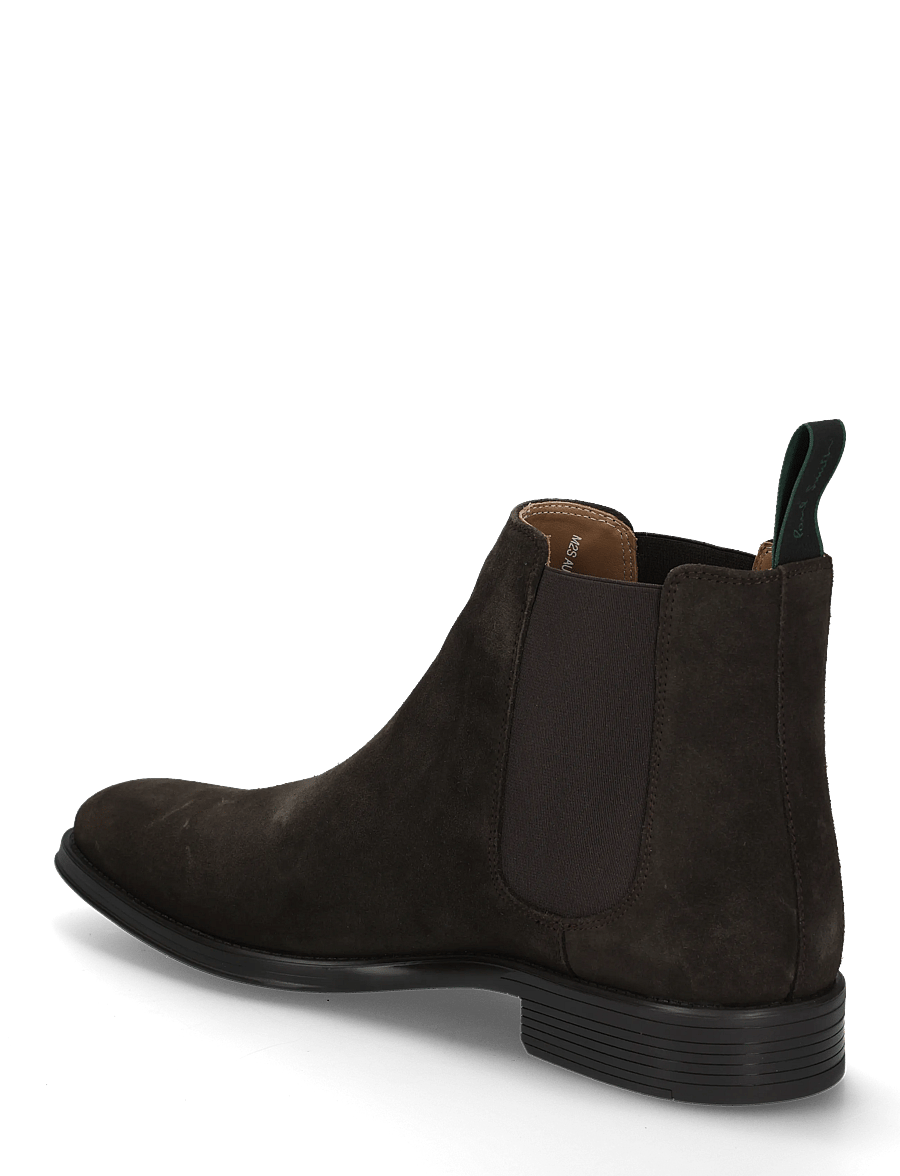 PS Paul Smith - MENS SHOE AUGUSTUS BROWN SUEDE - chelsea boots - dark brown - 1