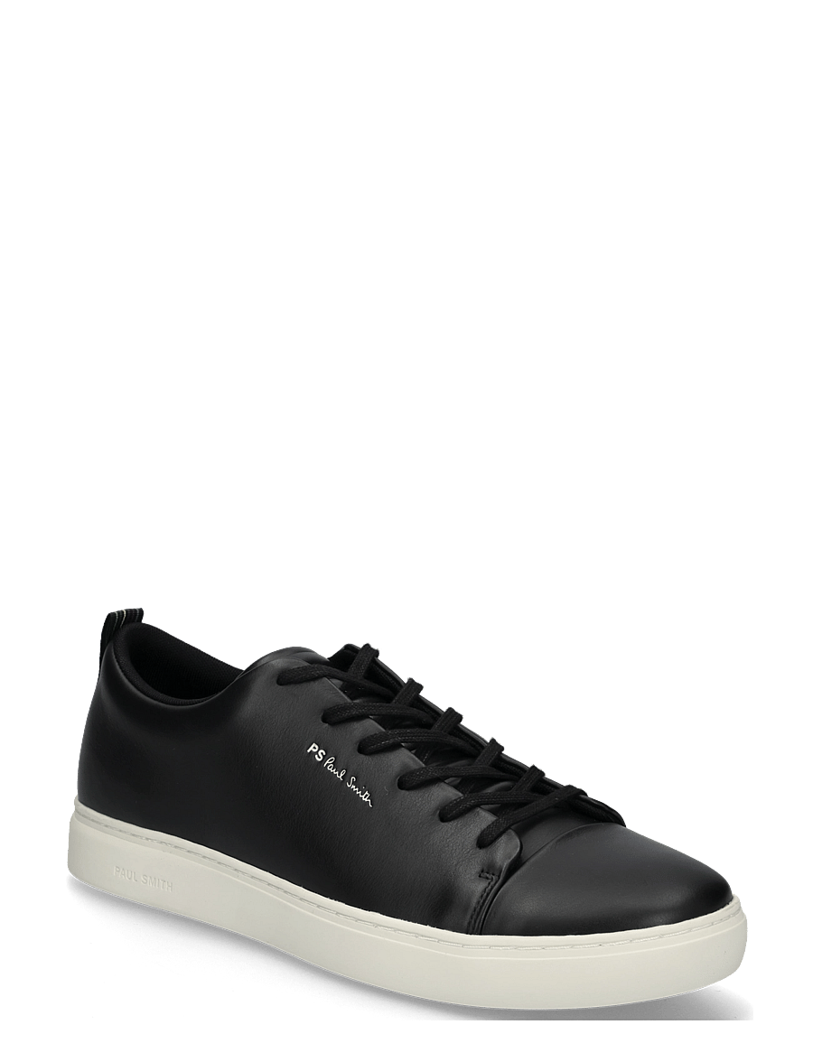 Paul Smith - MENS SHOE LEE BLACK WHITE SOLE - lave sneakers - 79_black - 0