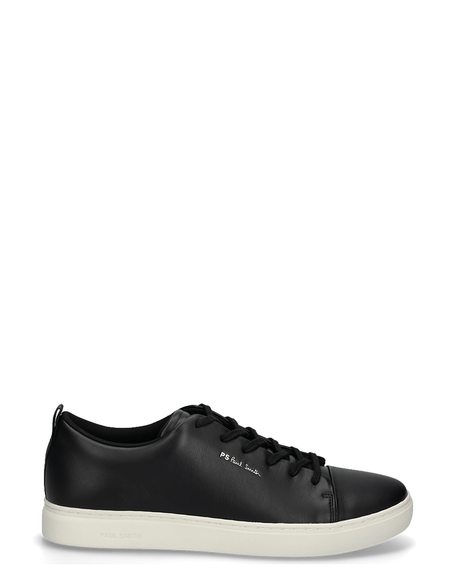 Paul Smith - MENS SHOE LEE BLACK WHITE SOLE - lave sneakers - 79_black - 2