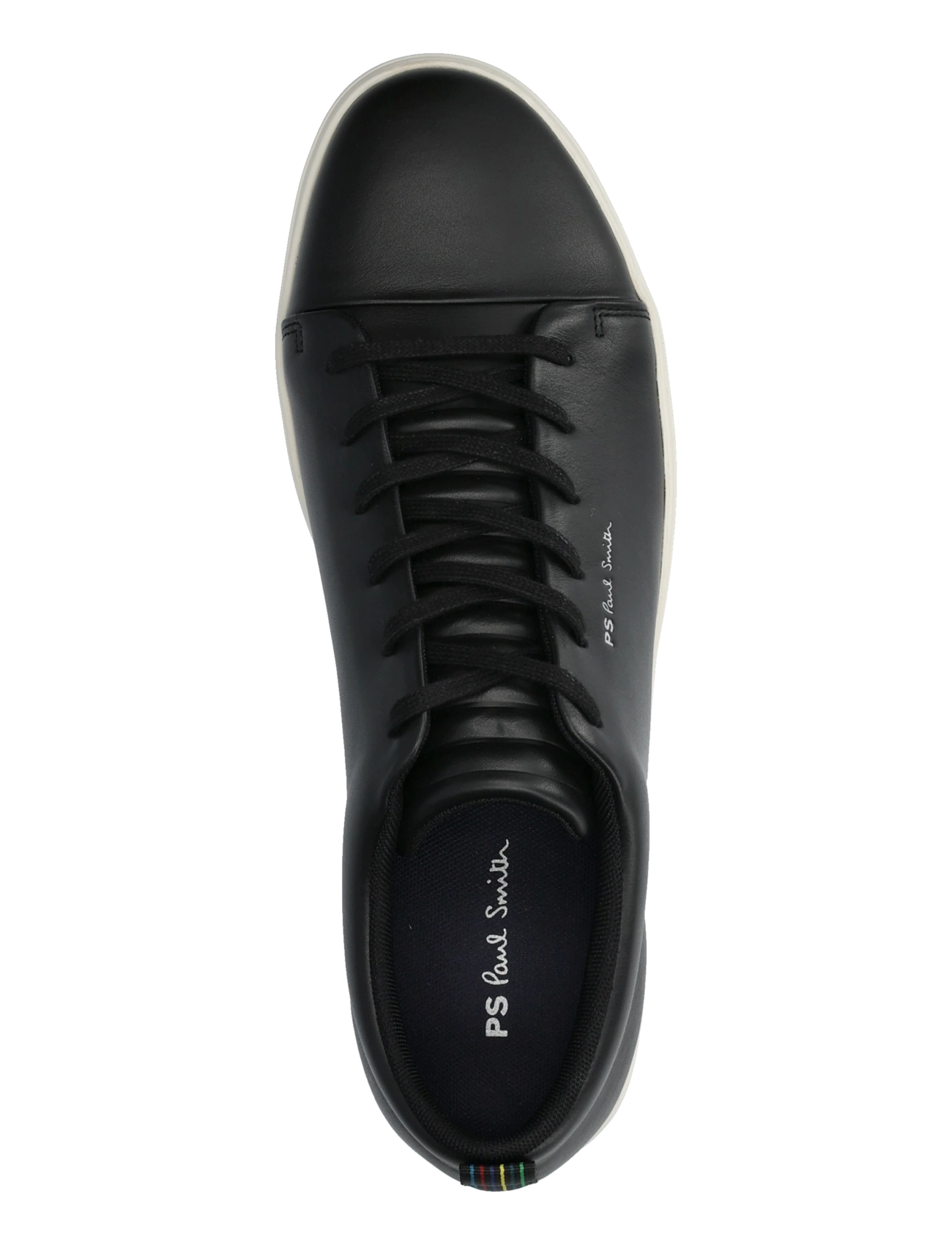 Paul Smith - MENS SHOE LEE BLACK WHITE SOLE - lave sneakers - 79_black - 3