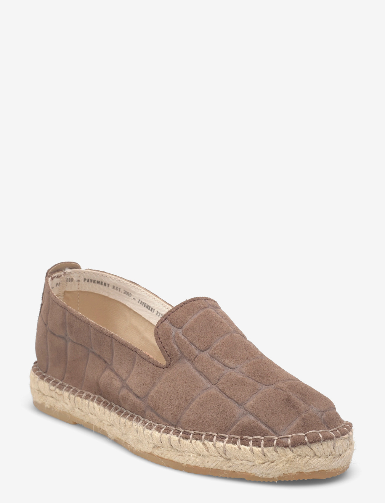 Pavement - Marlin Suede Croco - espadrillos - brown suede - 0