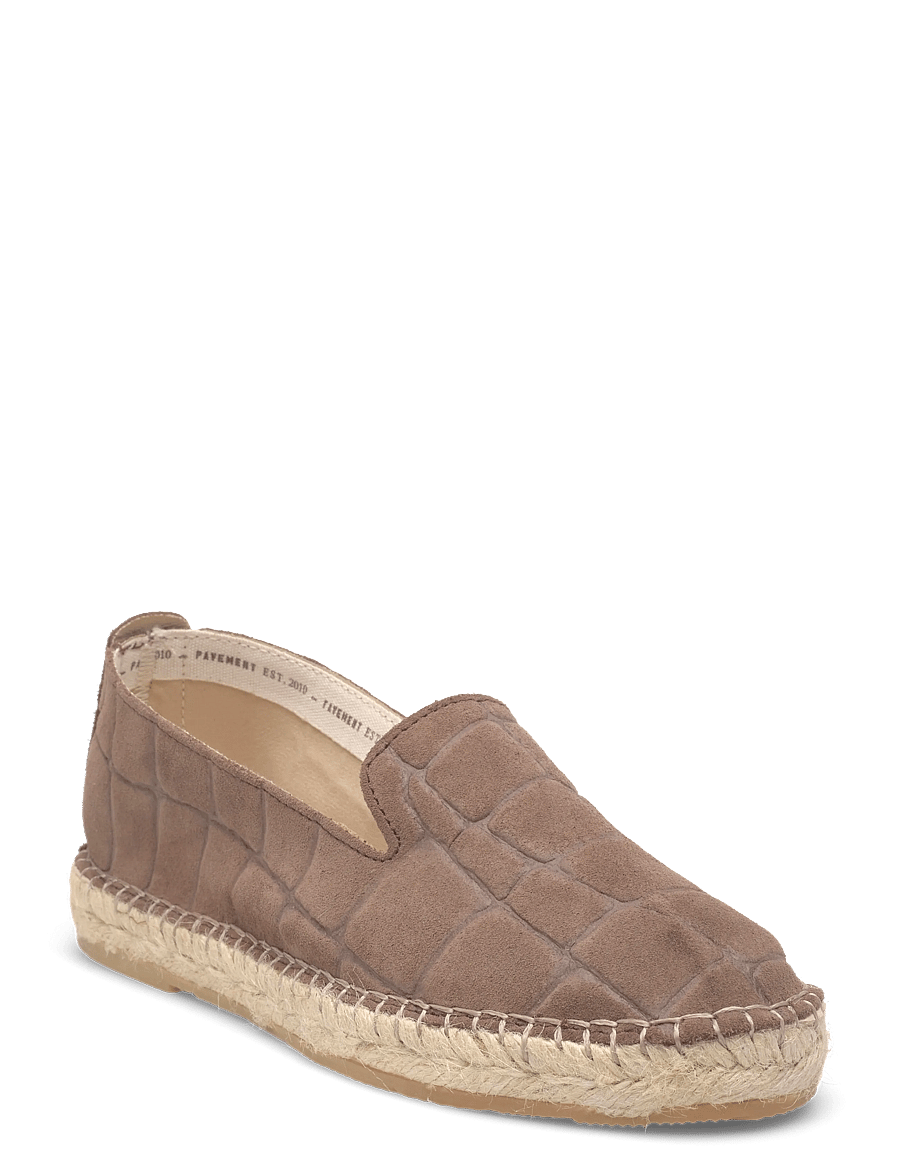 Pavement - Marlin Suede Croco - espadrilles - brown suede - 0