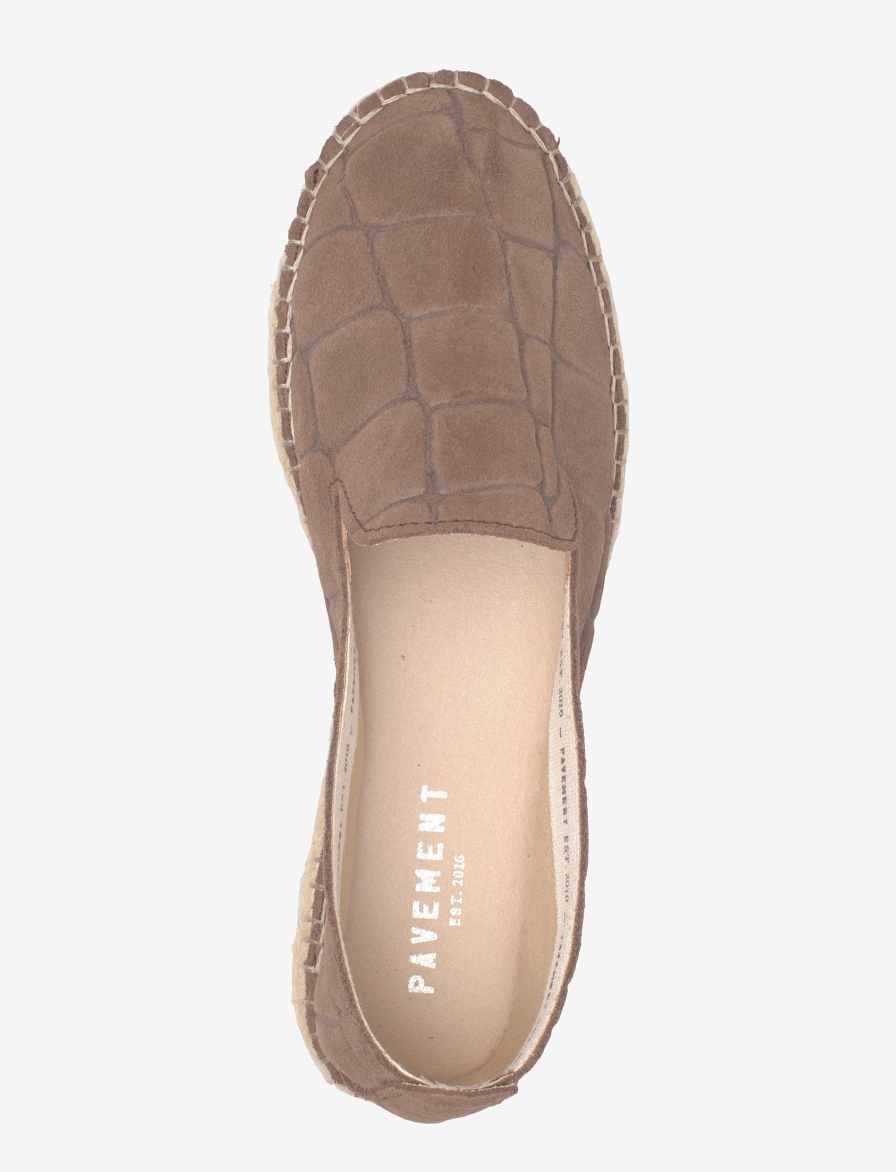 Pavement - Marlin Suede Croco - espadrillos - brown suede - 3
