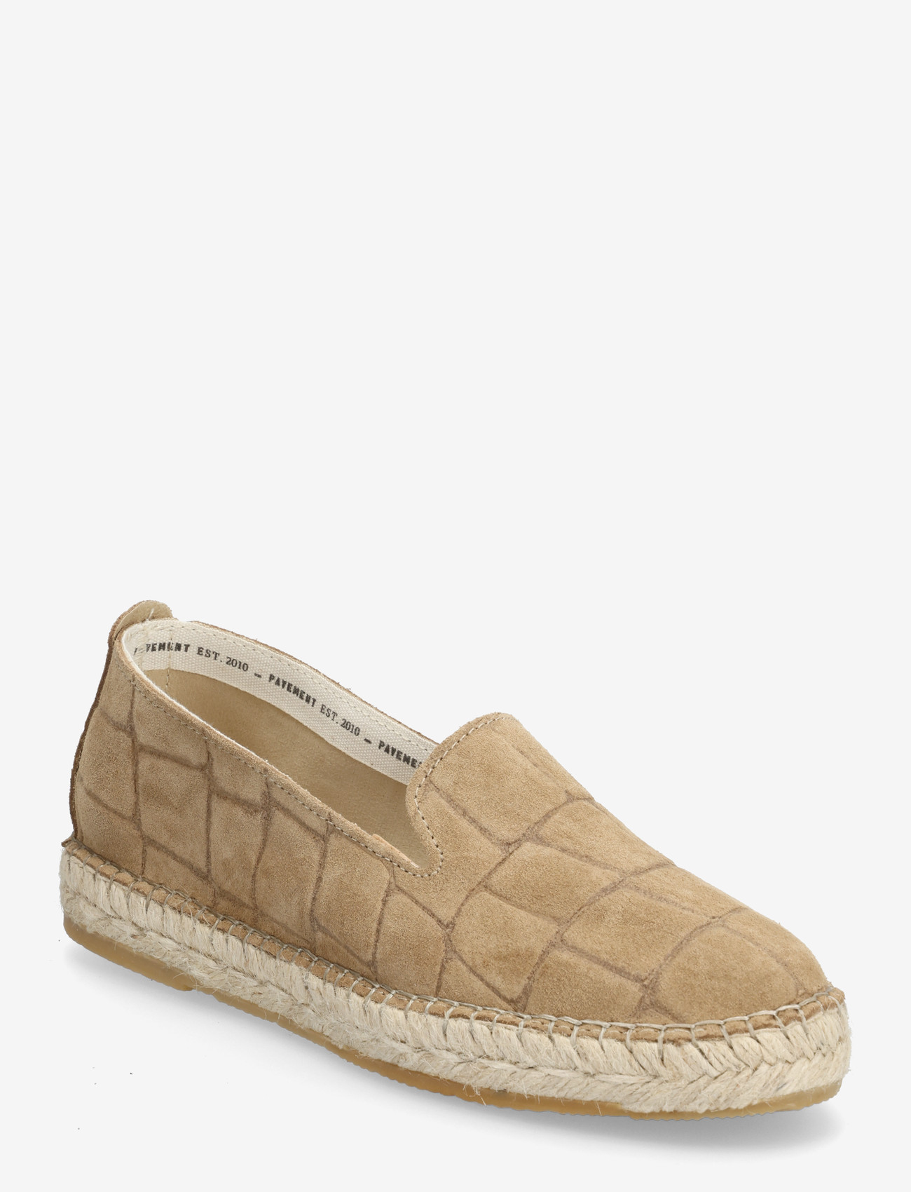 Pavement - Marlin Suede Croco - espadrilles - taupe suede - 0