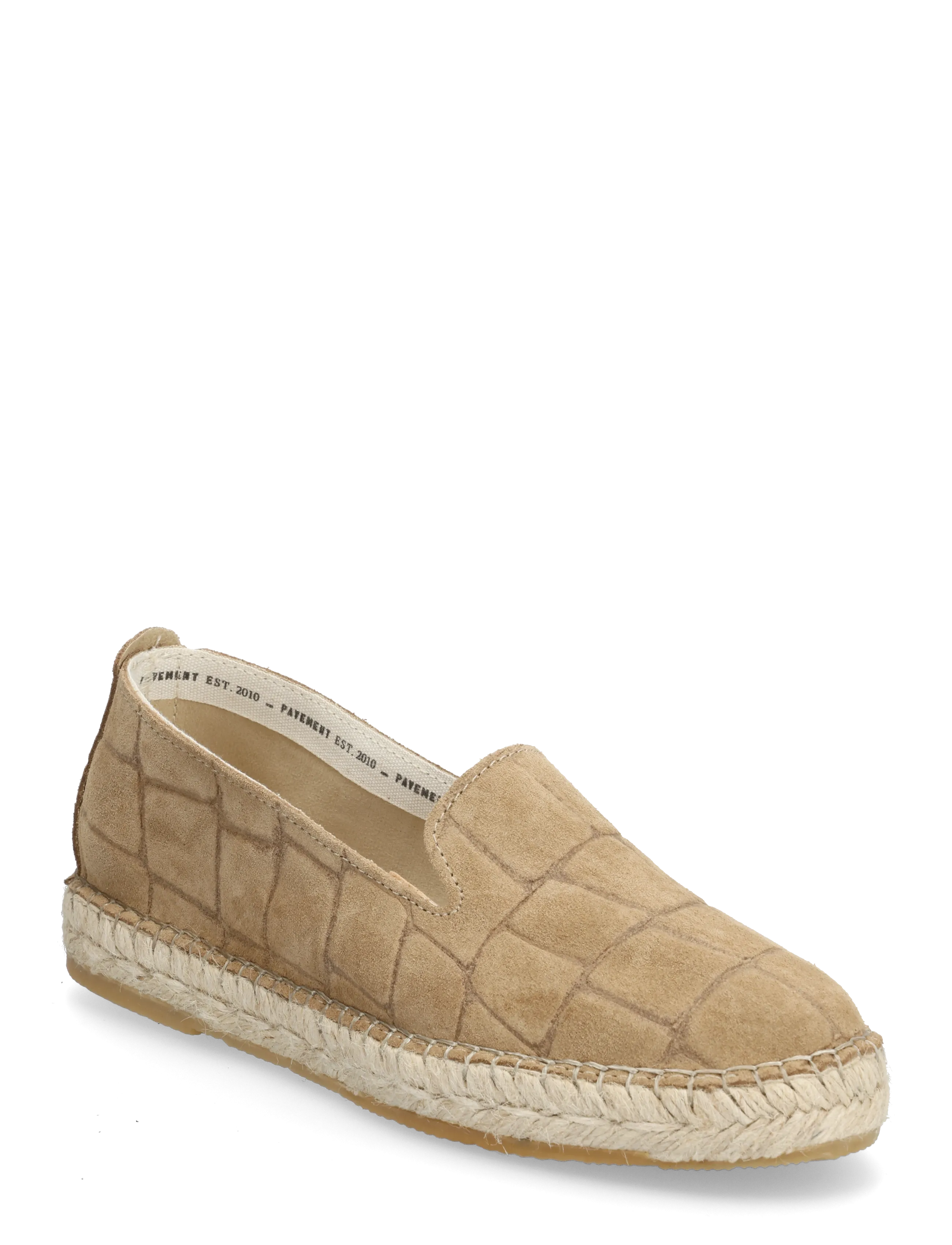 Pavement Marlin Suede Croco - Espadrilles - TAUPE SUEDE / beige