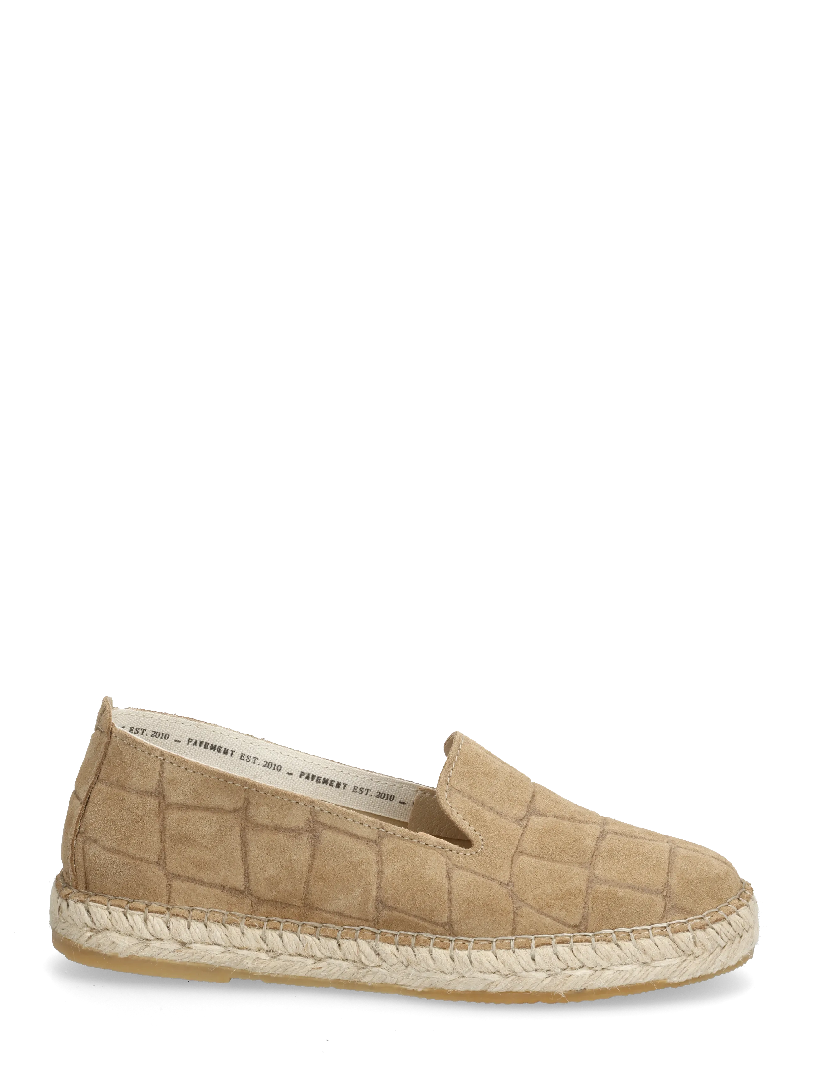 Pavement - Marlin Suede Croco - espadrillos - taupe suede - 1