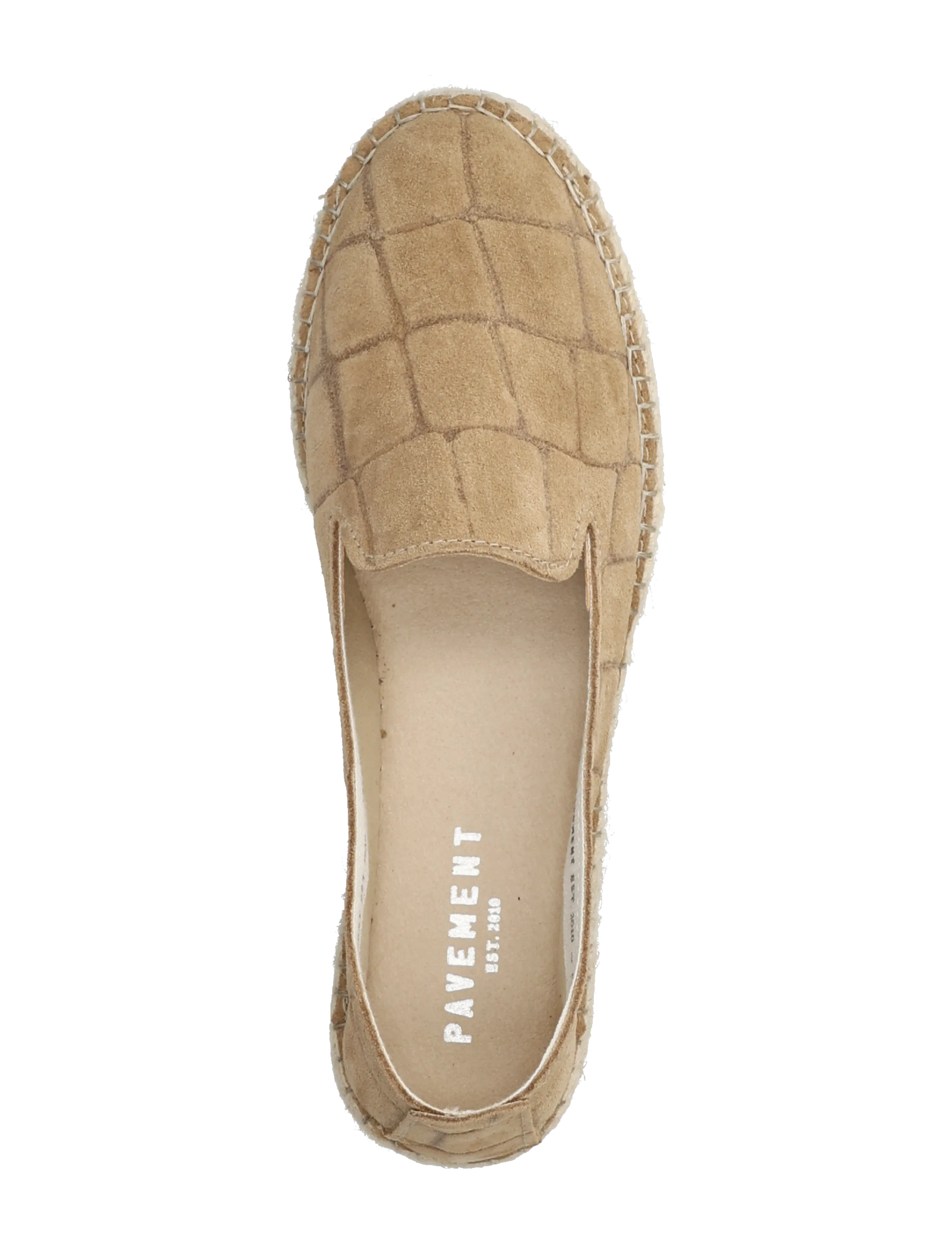 Pavement - Marlin Suede Croco - espadrillos - taupe suede - 3