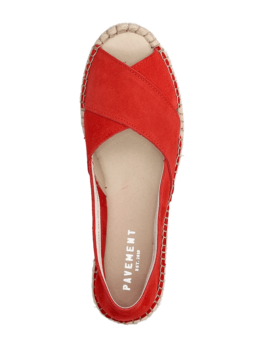 Pavement - Ginger - espadrilles - red suede - 3