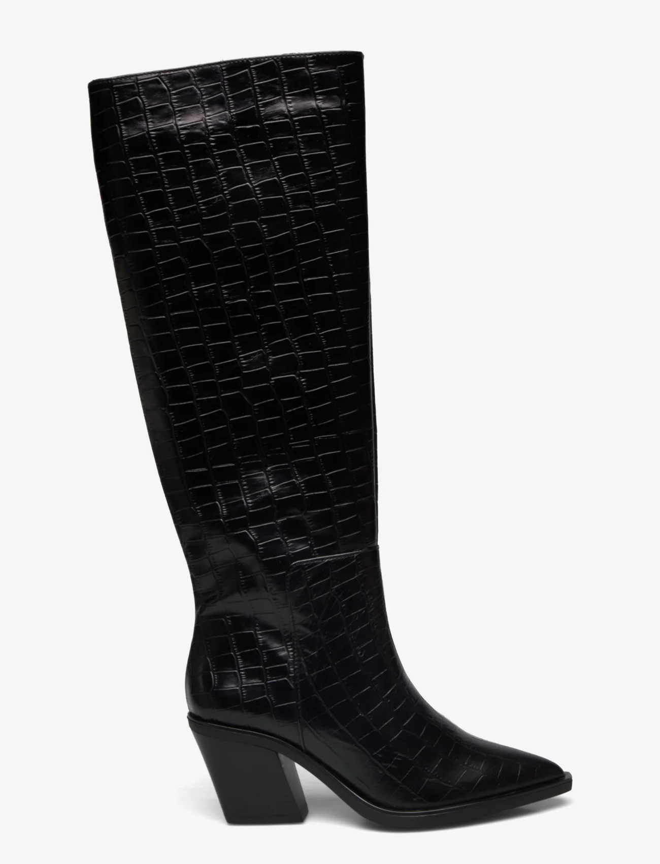 Pavement - Marthe Croco - knee high boots - black - 1