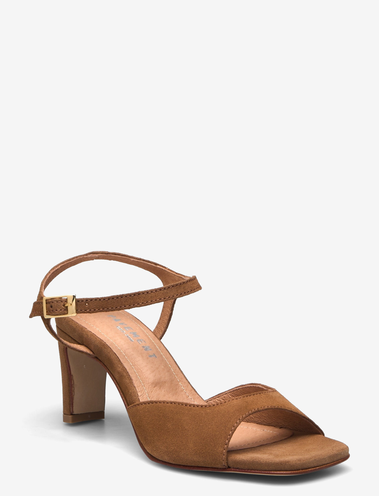 Pavement - Lula - sandaler med hæl - tan suede - 0