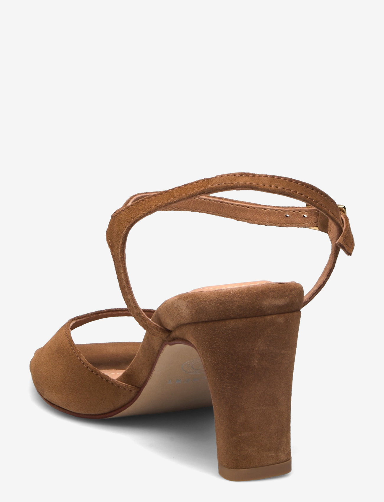 Pavement - Lula - sandaler med hæl - tan suede - 2