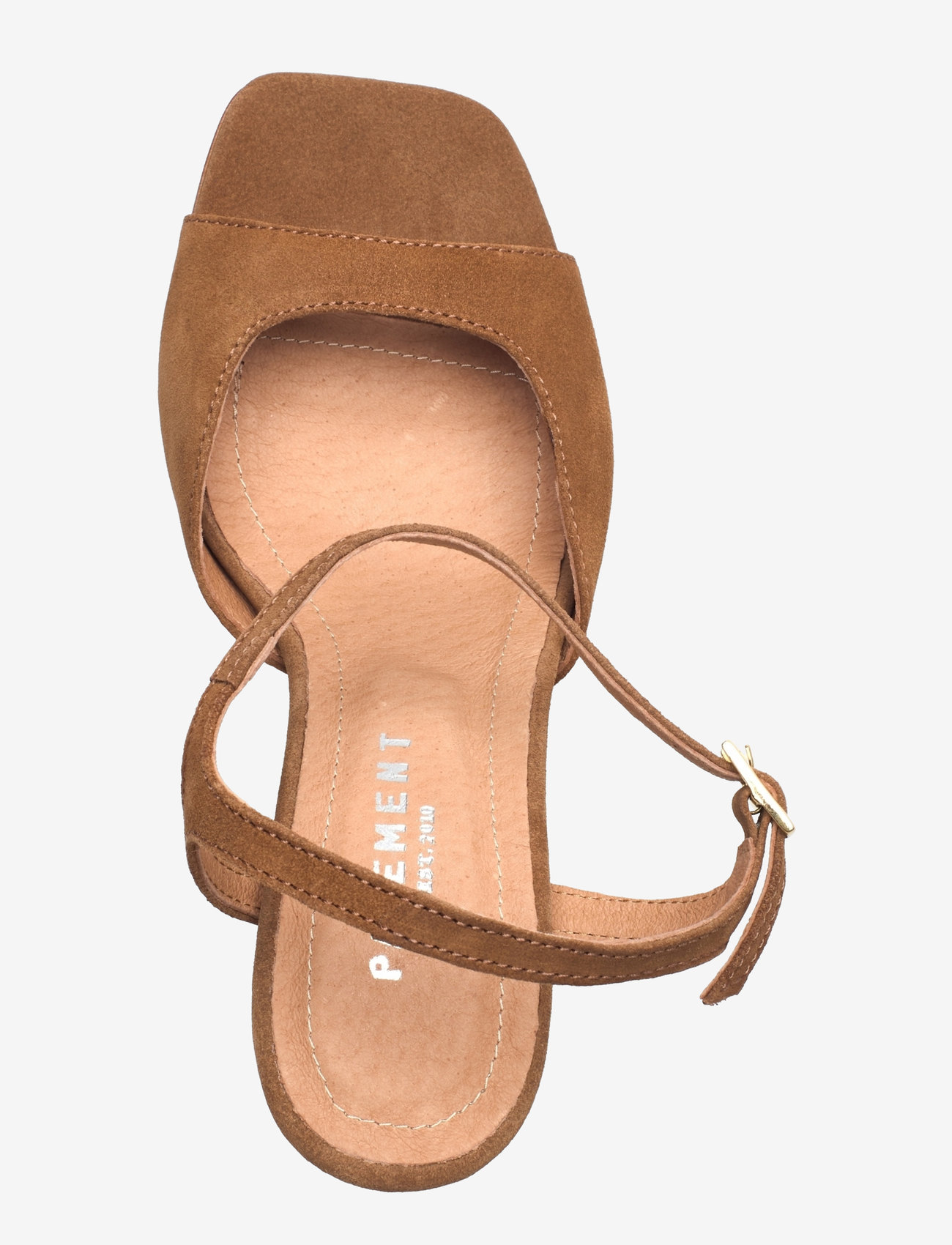 Pavement - Lula - sandaler med hæl - tan suede - 3