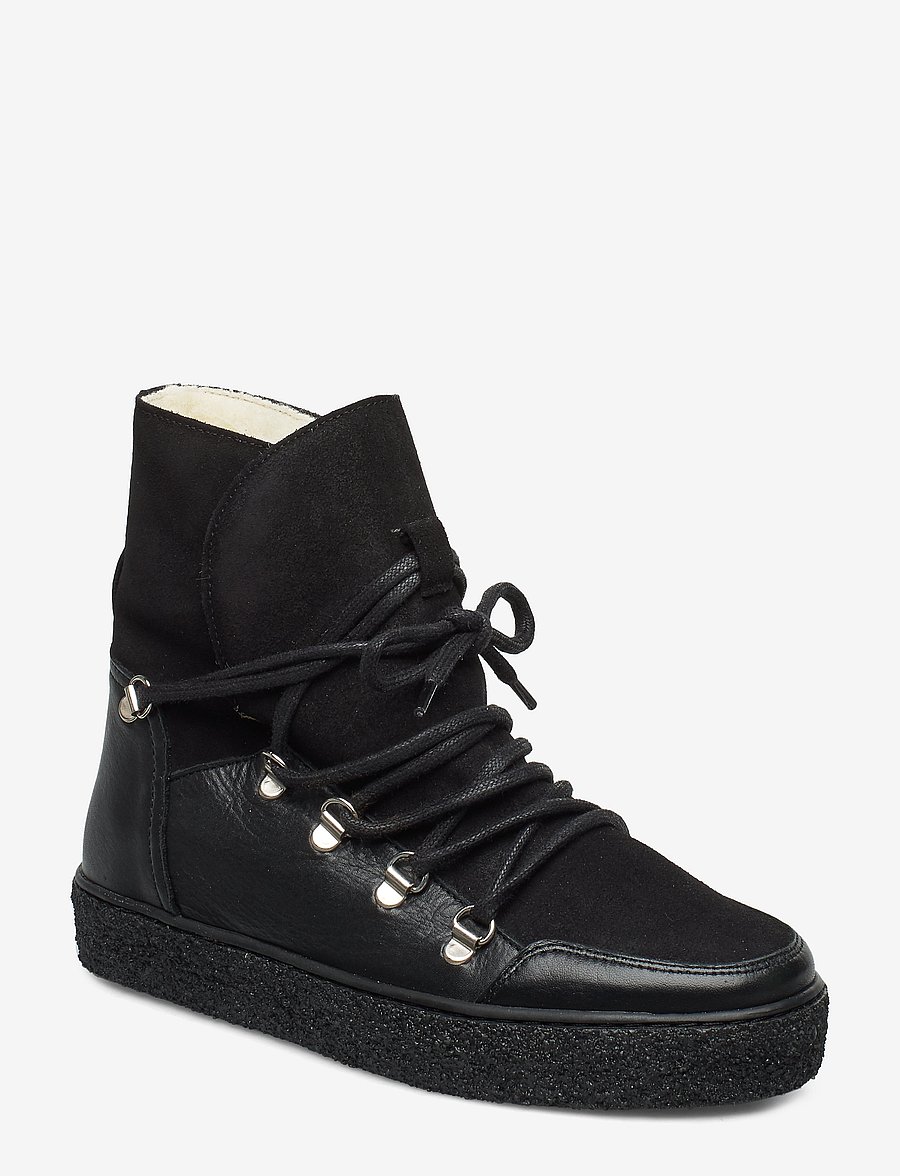 Pavement - Lola wool - snørestøvler - black/black - 0
