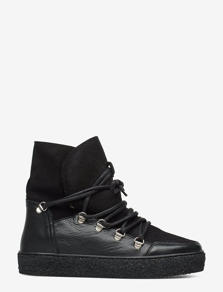 Pavement - Lola wool - snørestøvler - black/black - 1
