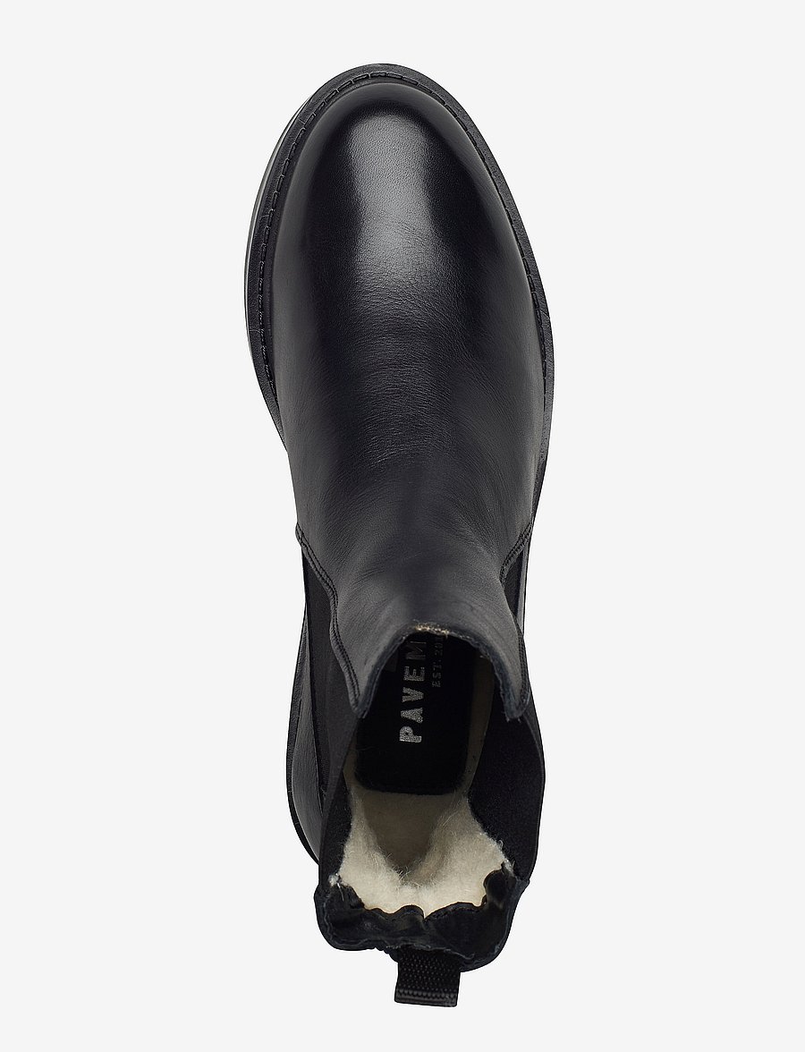 Pavement - PAJemma Long wool - chelsea boots - black garda - 3