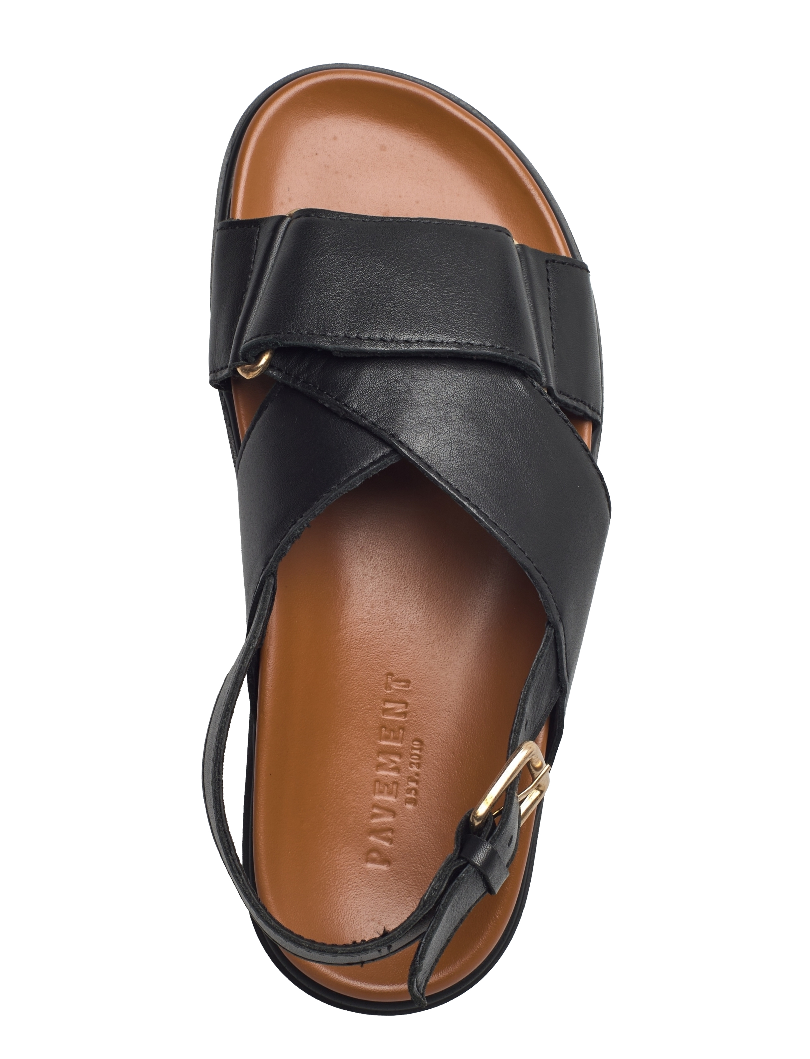 Pavement - Lava - platta sandaler - black/tan - 3