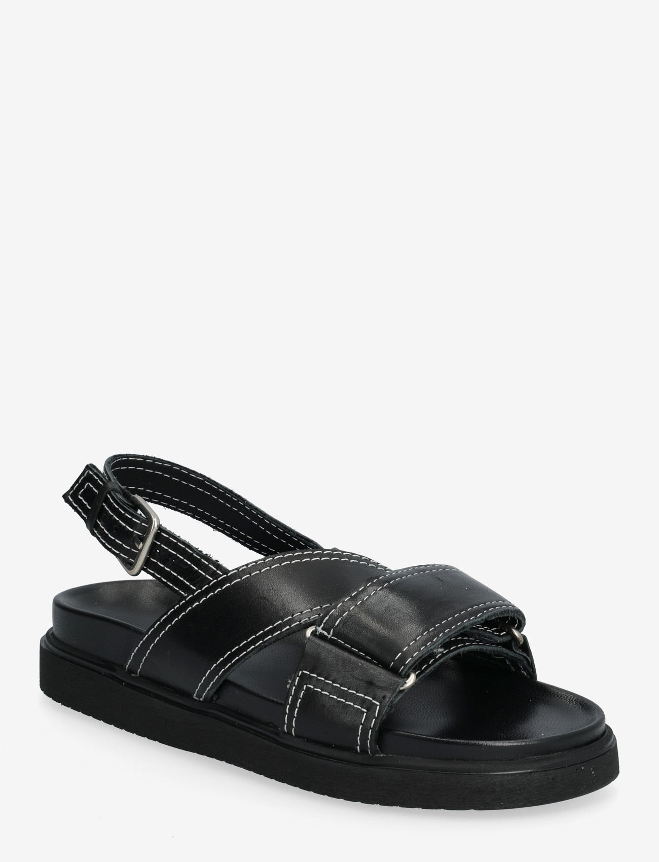 Pavement - Lava - kontsata sandaalid - black/white - 0