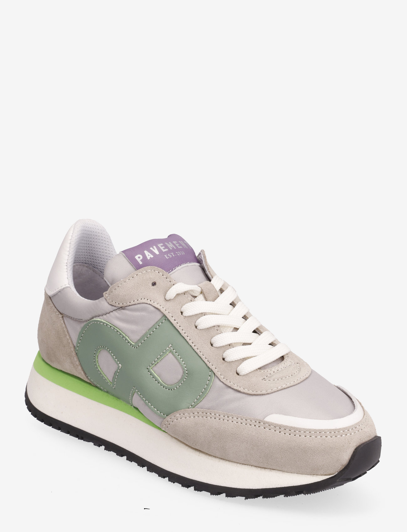 Pavement - Villa - sportiska stila apavi ar pazeminātu potītes daļu - light grey combo - 0