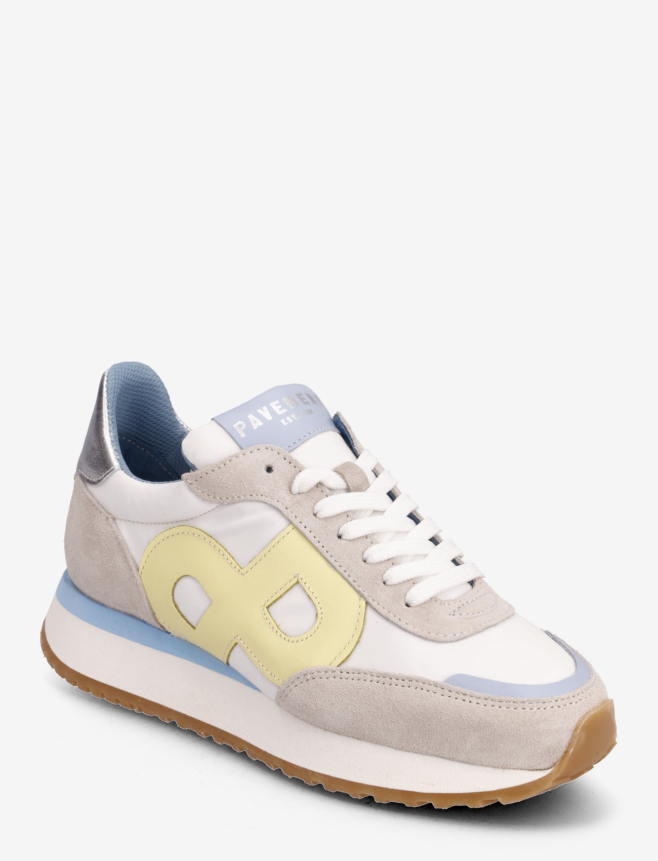 Pavement - Villa - sportiska stila apavi ar pazeminātu potītes daļu - white combo - 0