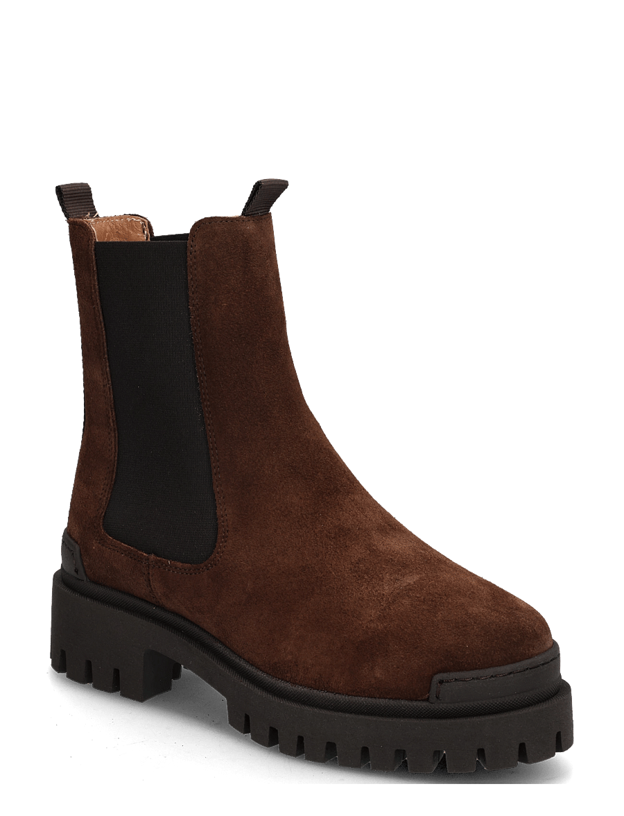 Pavement - PAMalou 1 - chelsea-saapad - brown suede - 0