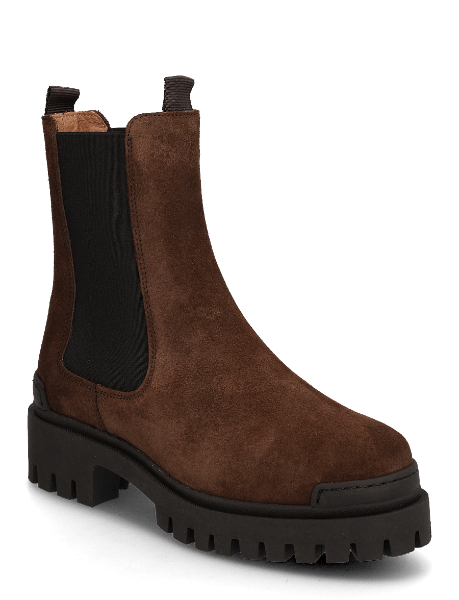 Pavement - PAMalou 1 wool - chelsea boots - brown suede - 0