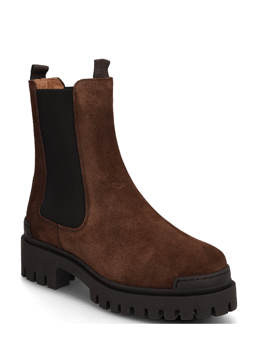 Pavement - PAMalou 1 wool - chelsea boots - brown suede - 0