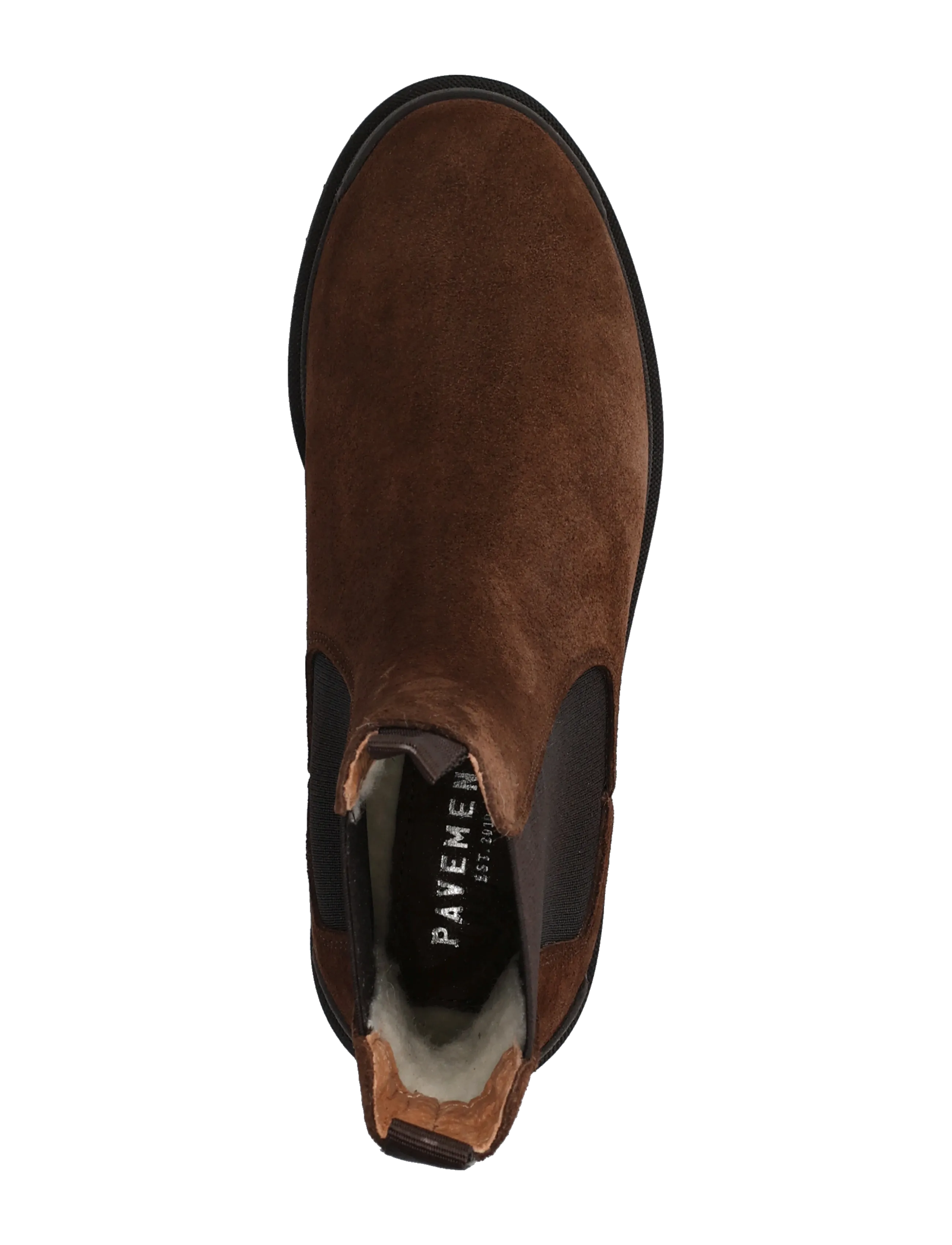 Pavement - PAMalou 1 wool - chelsea boots - brown suede - 3