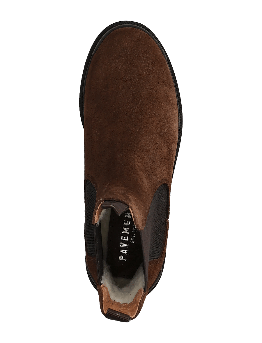 Pavement - PAMalou 1 wool - chelsea boots - brown suede - 3