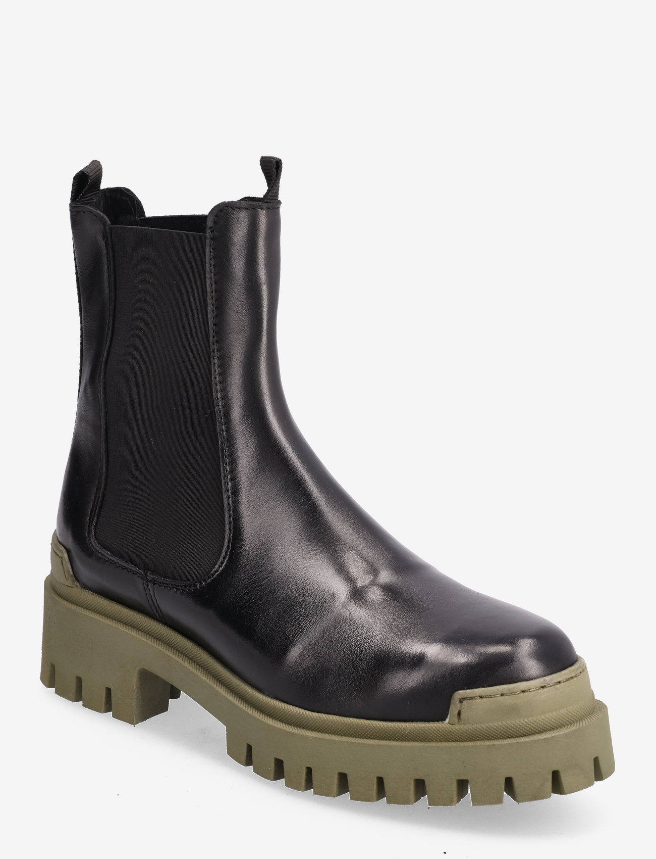 Pavement - Malou - chelsea boots - black/green - 0