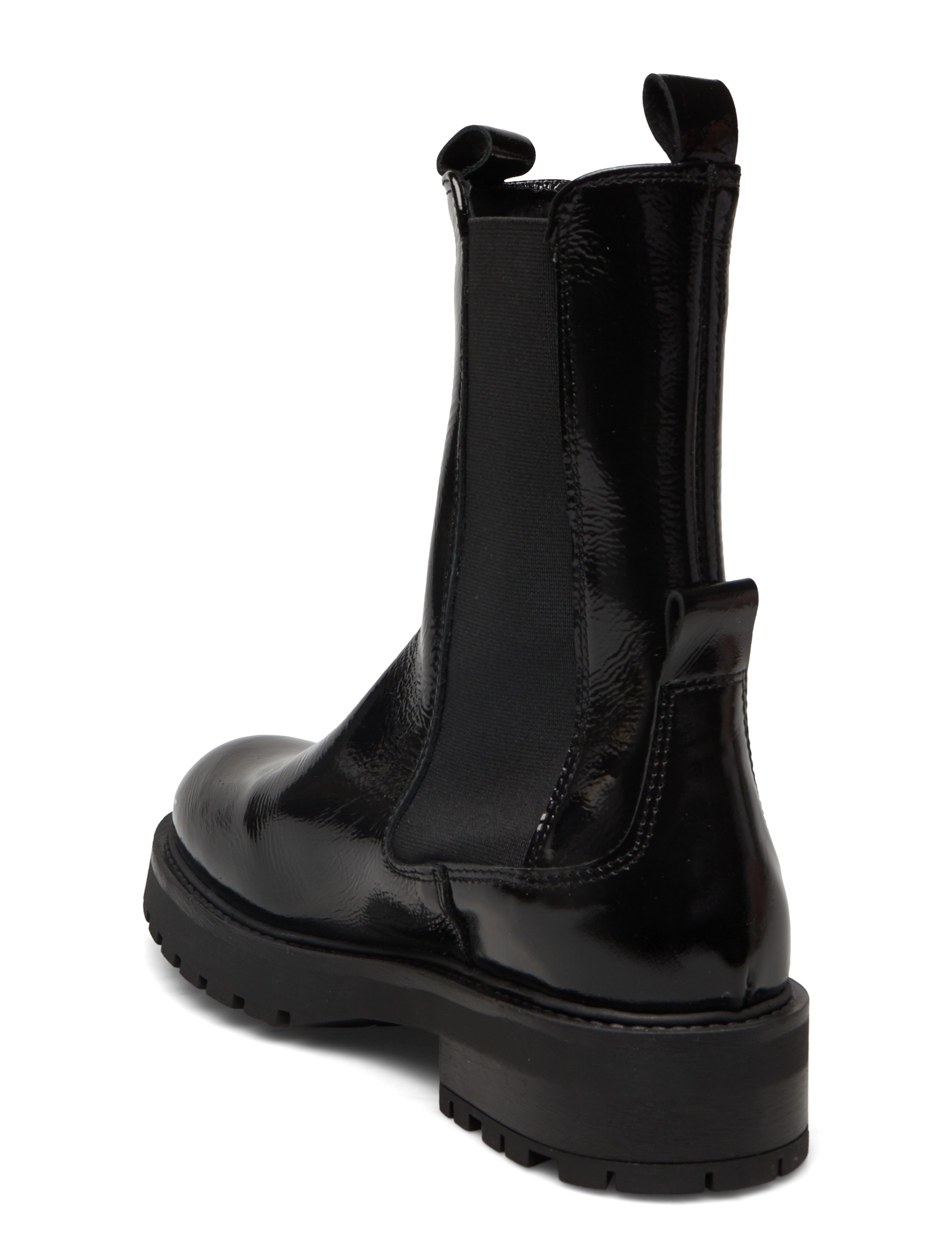 Pavement - Alaina patent wool - black patent - 2