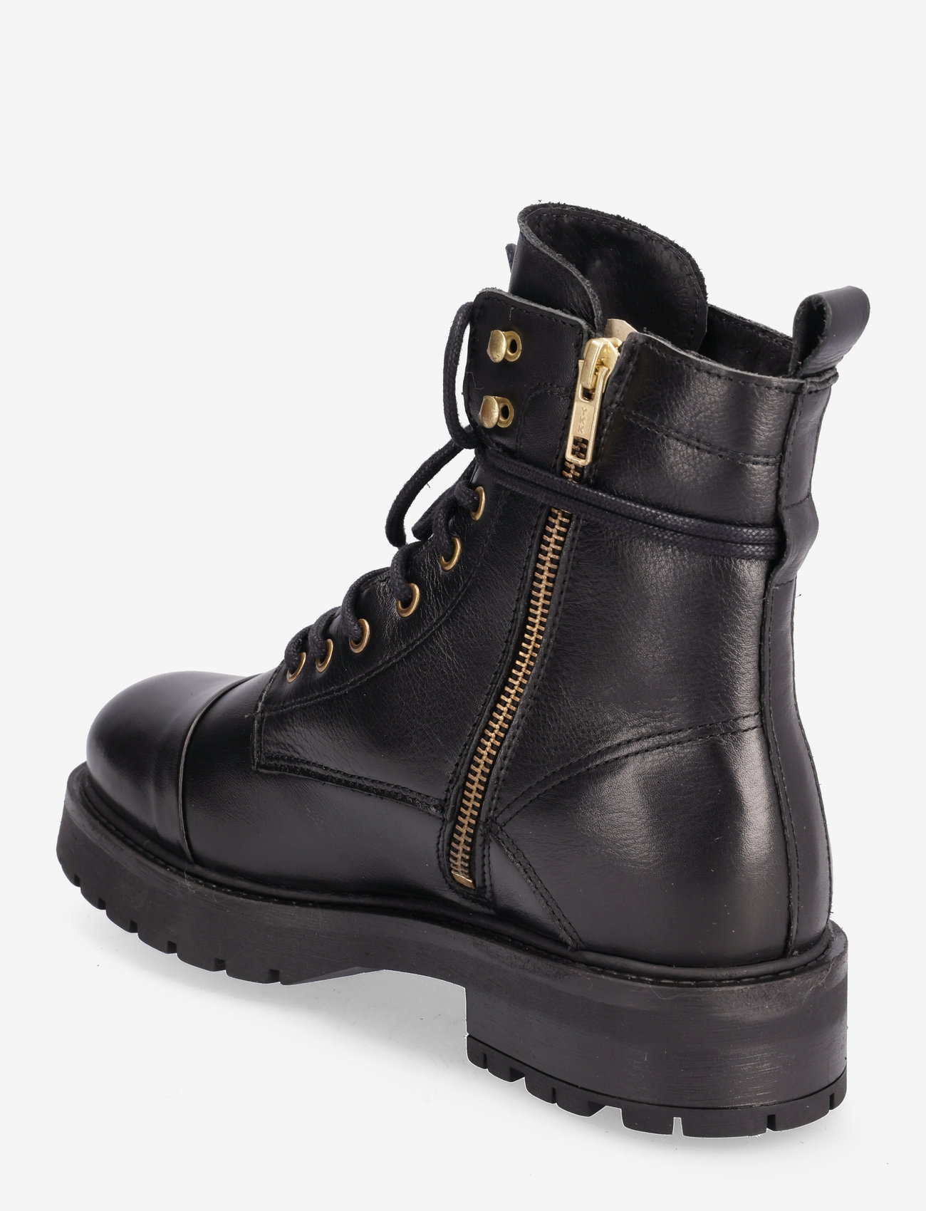 Pavement - Jana wool - snørestøvler - black / gold - 2