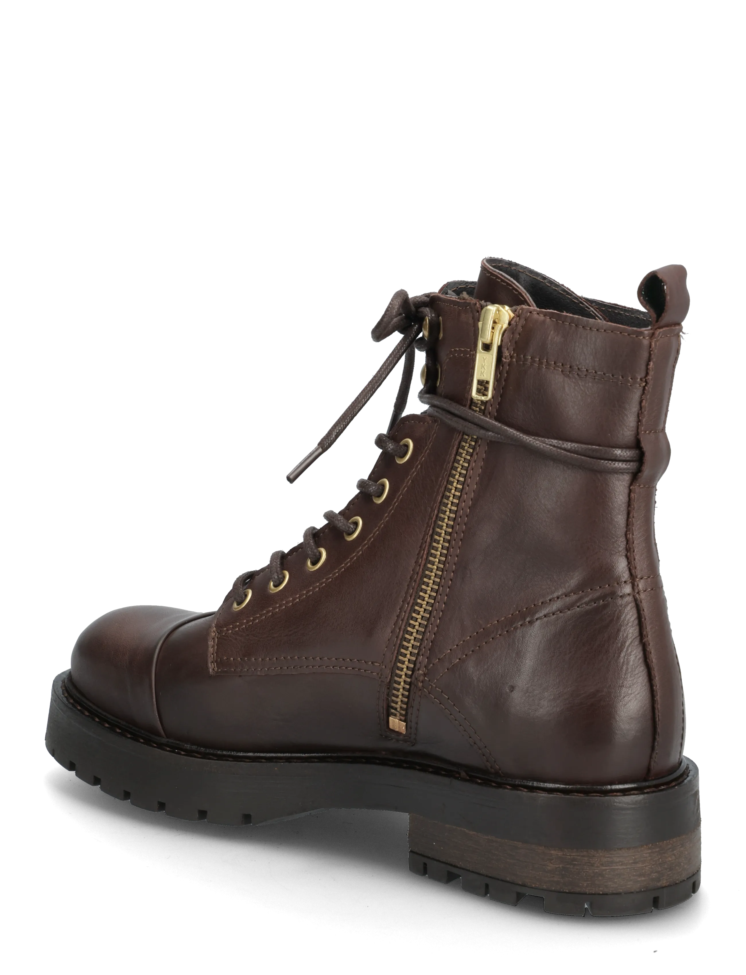 Pavement - Jana - laced boots - brown/gold - 2
