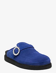 Pavement - Lily - buty z odkrytą piętą na płaskim obcasie - blue suede - 0