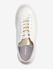 Pavement - Dee Metal - sportiska stila apavi ar pazeminātu potītes daļu - white/gold - 3