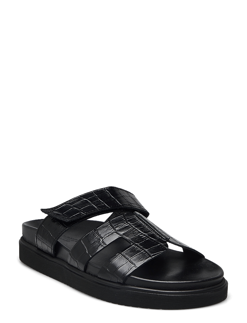 Pavement - Maru Croco - flache sandalen - black croco - 0
