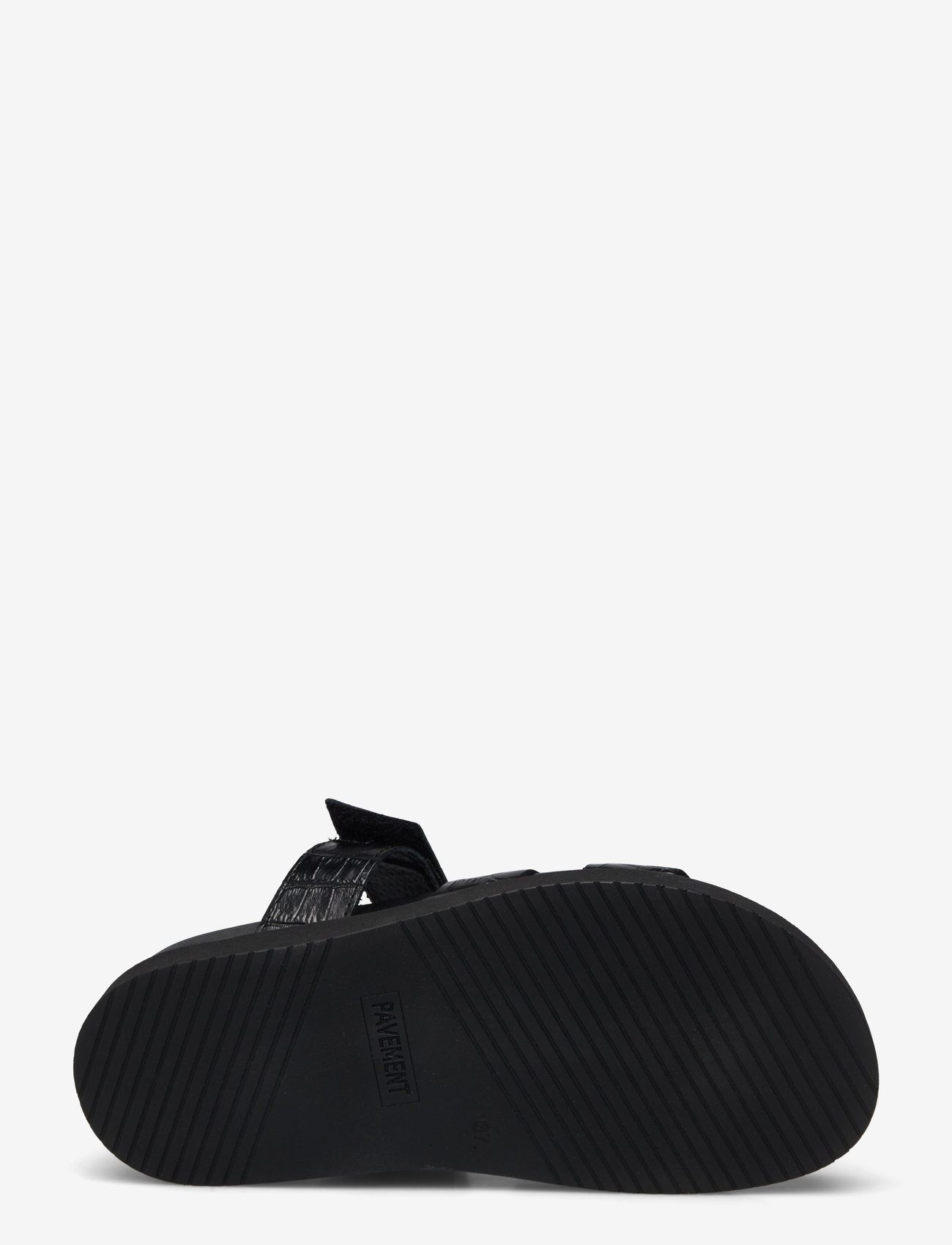 Pavement - Maru Croco - flade sandaler - black croco - 4