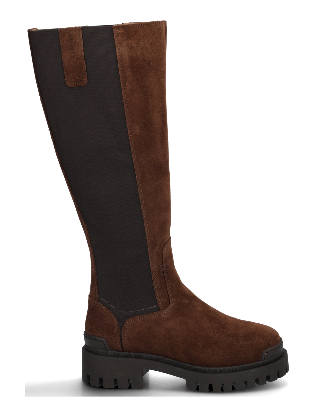 Pavement - PAMandy 1 - knähöga stövlar - brown suede - 2