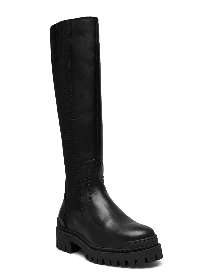Pavement - PAMandy - bottes hautes au genou - black/black - 0