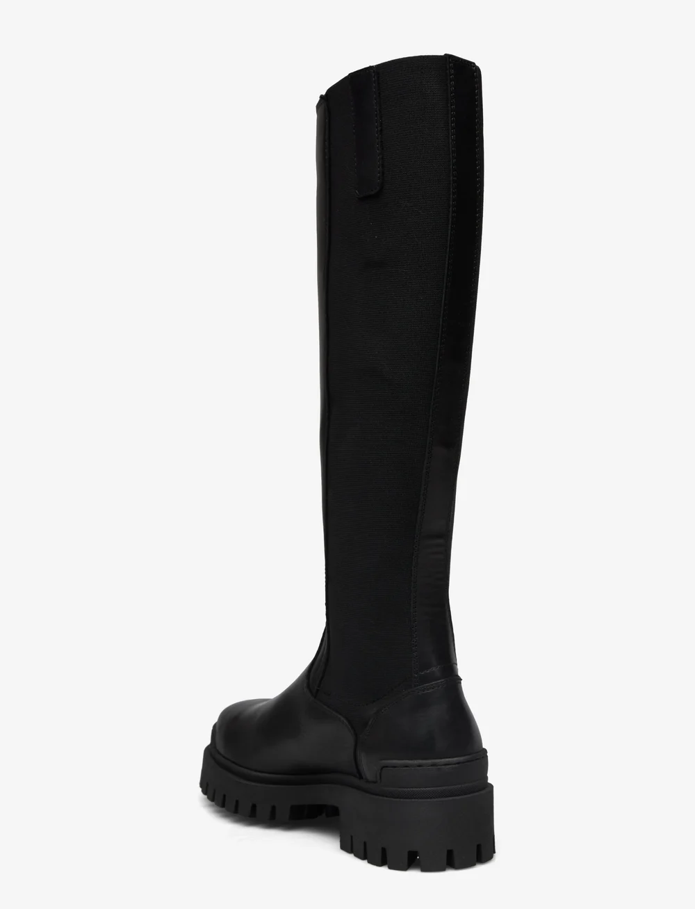 Pavement - Mandy - knähöga stövlar - black/black - 2