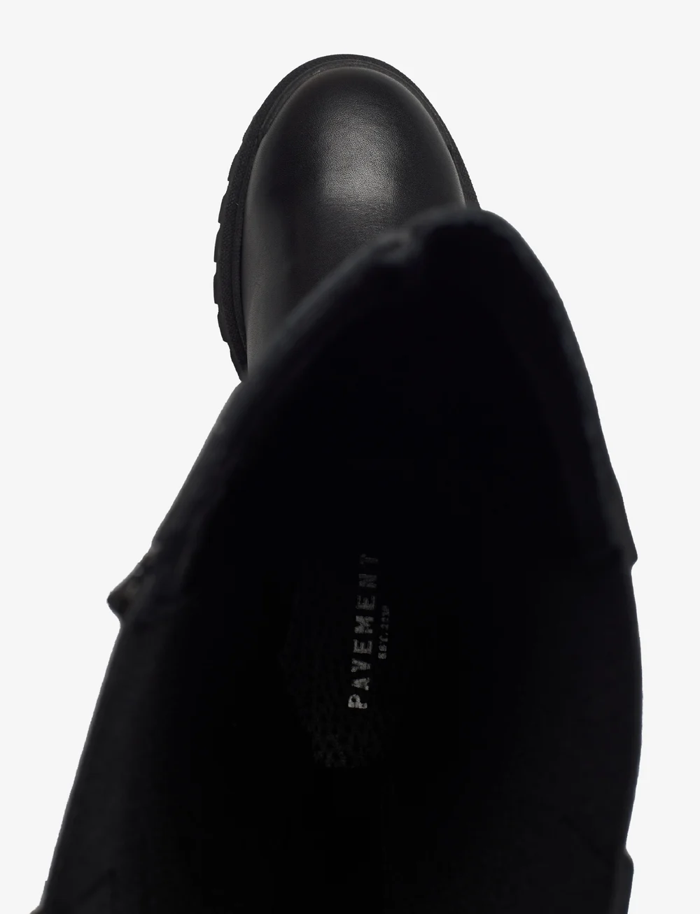 Pavement - Mandy - knähöga stövlar - black/black - 3