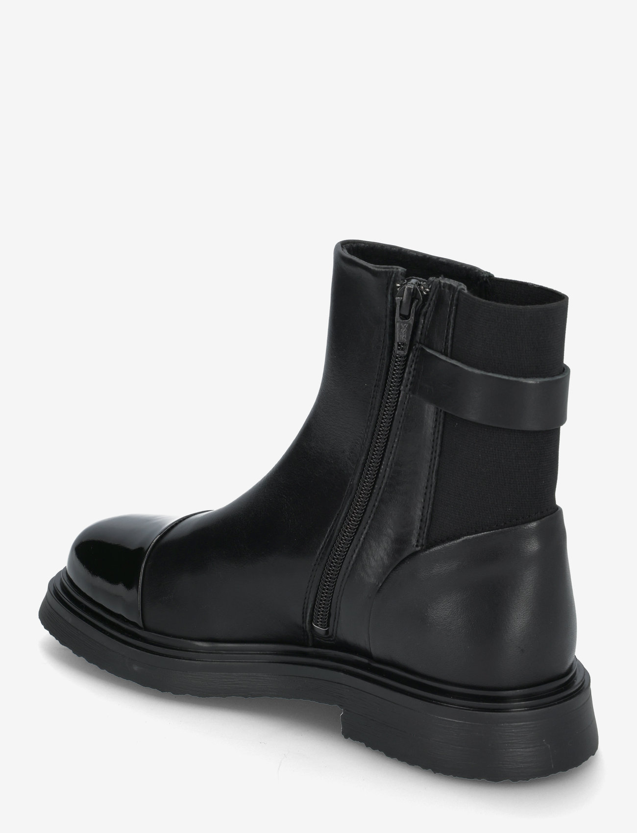 Pavement - Brooke - platta ankelboots - black/black patent - 2