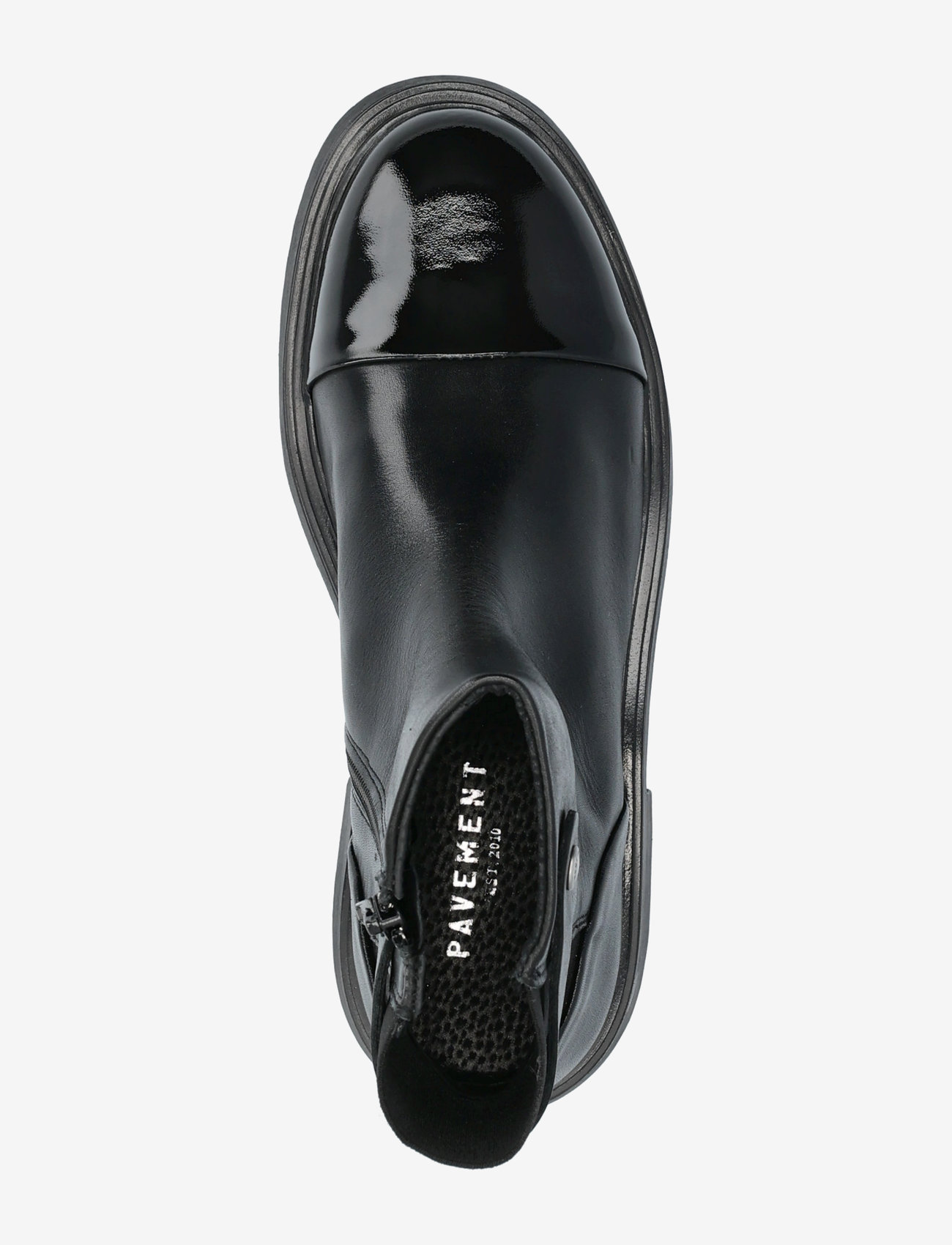 Pavement - Brooke - platta ankelboots - black/black patent - 3