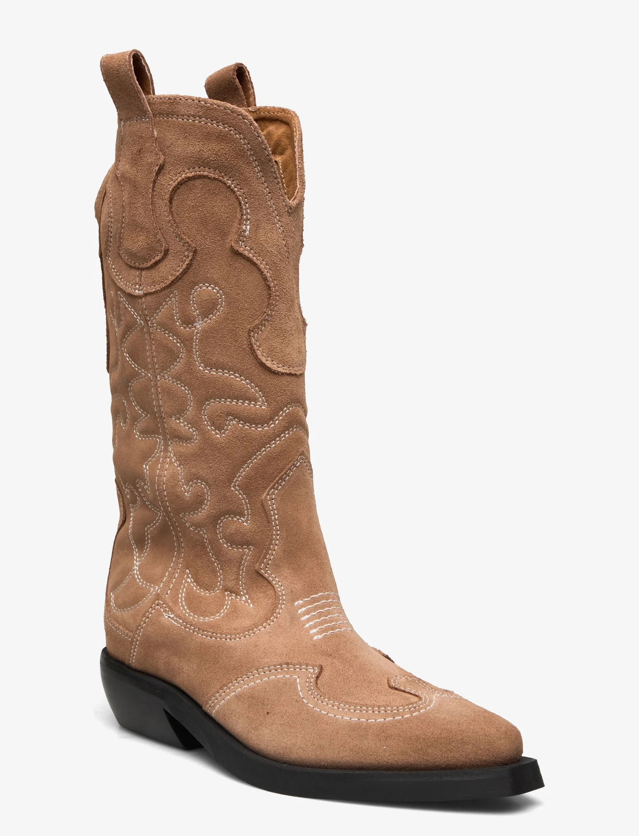 Pavement - Julianne Suede - cowboy-stiefel - taupe suede - 0