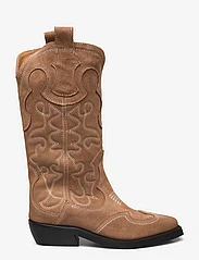 Pavement - Julianne Suede - cowboy boots - taupe suede - 1