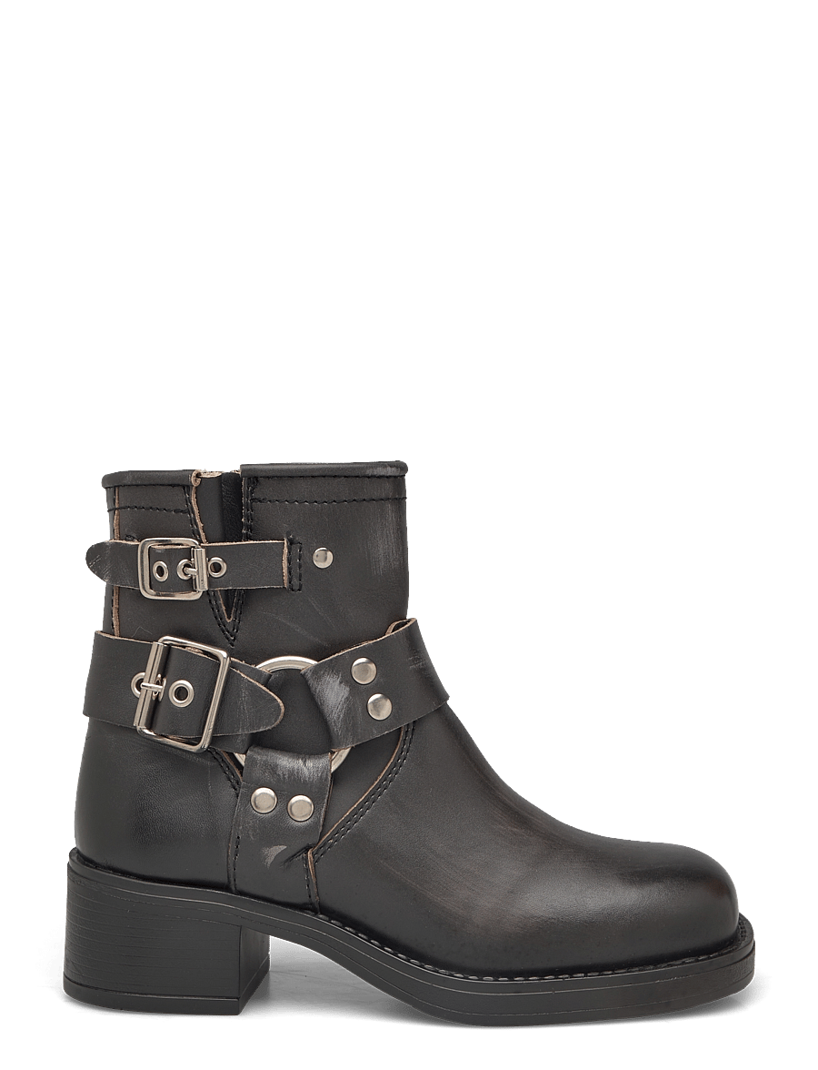 Pavement - Zevil Vintage - kontsaga poolsaapad - black matte - 1