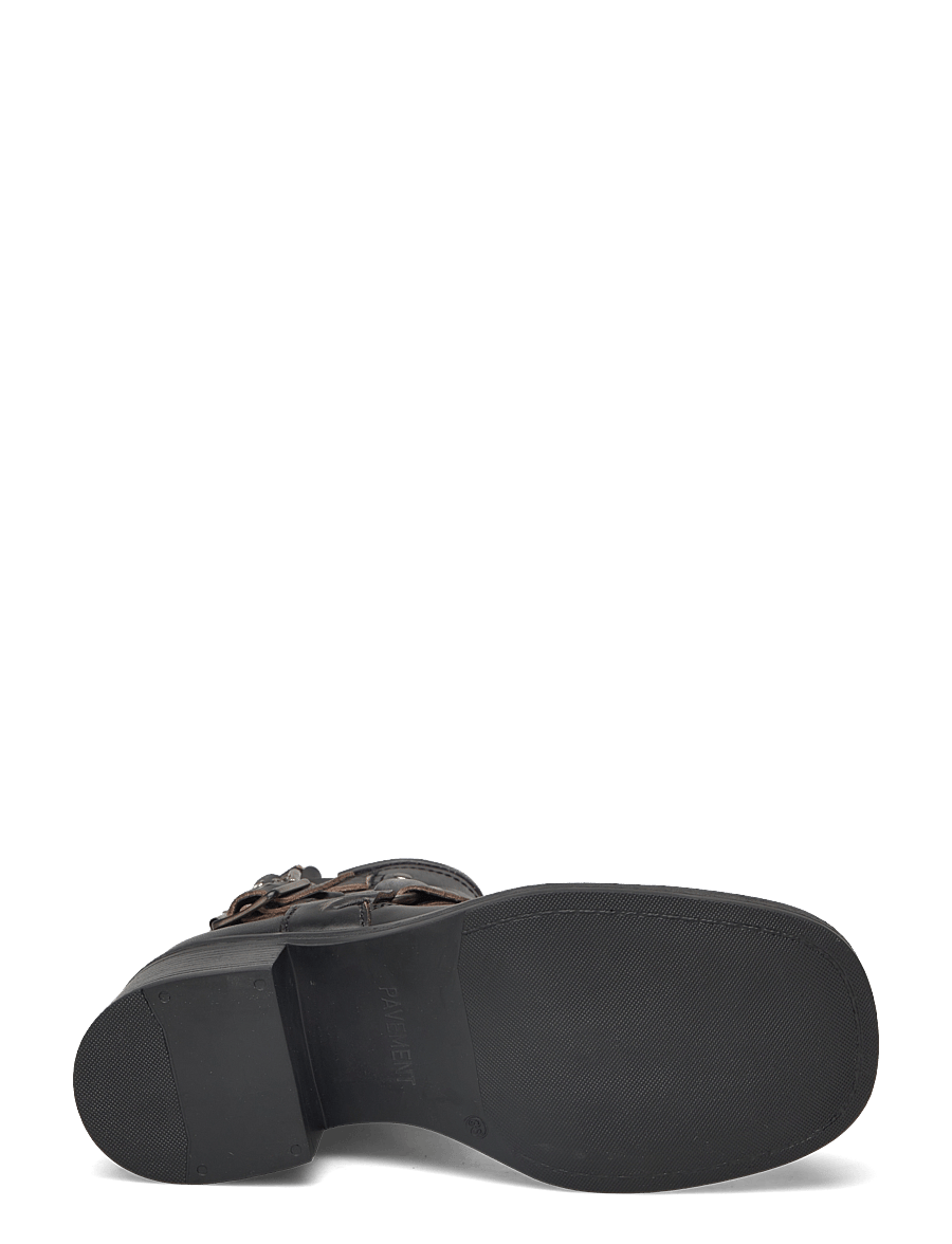 Pavement - Zevil Vintage - kontsaga poolsaapad - black matte - 2