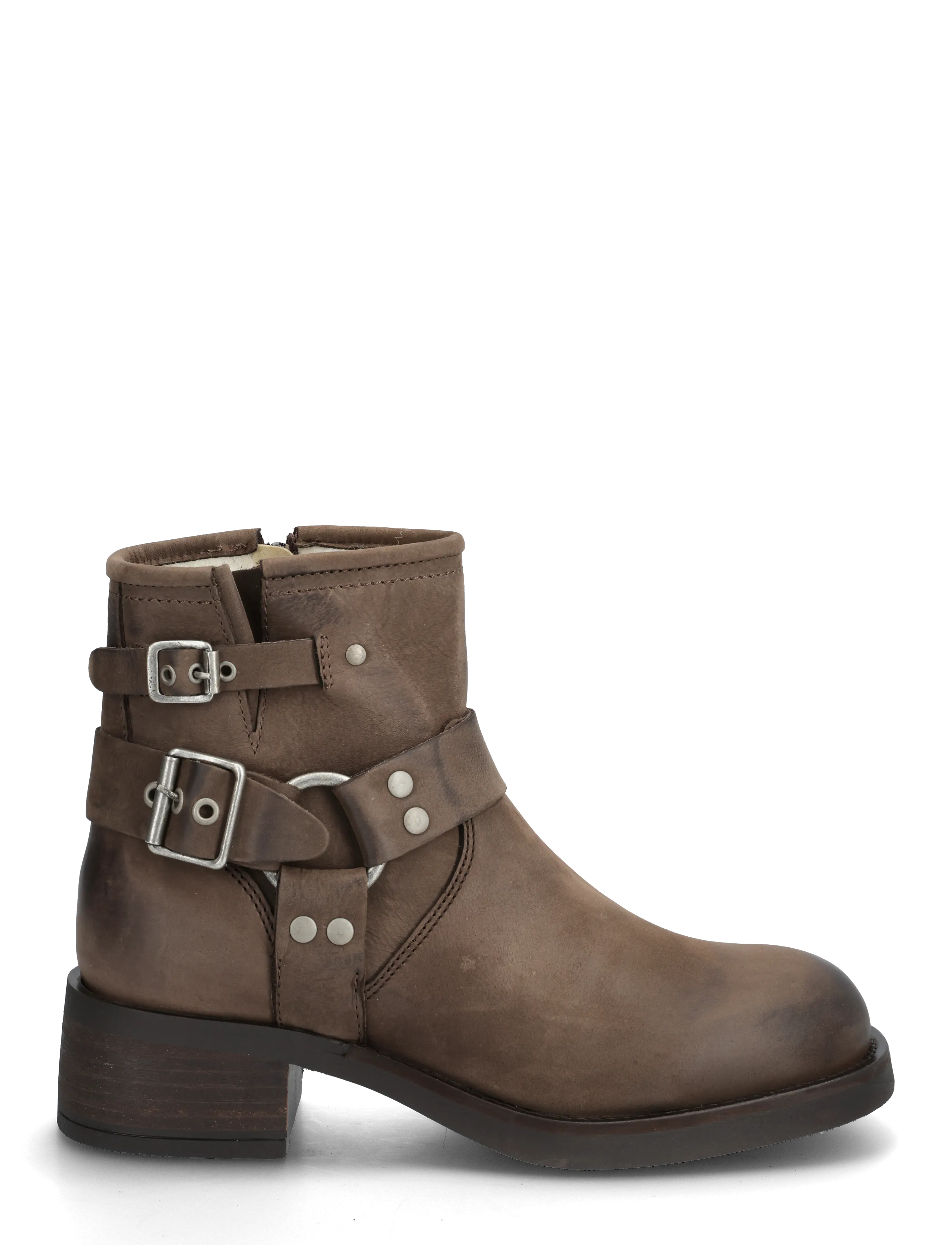 Pavement - Zevil Vintage Wool - høj hæl - brown matte - 1