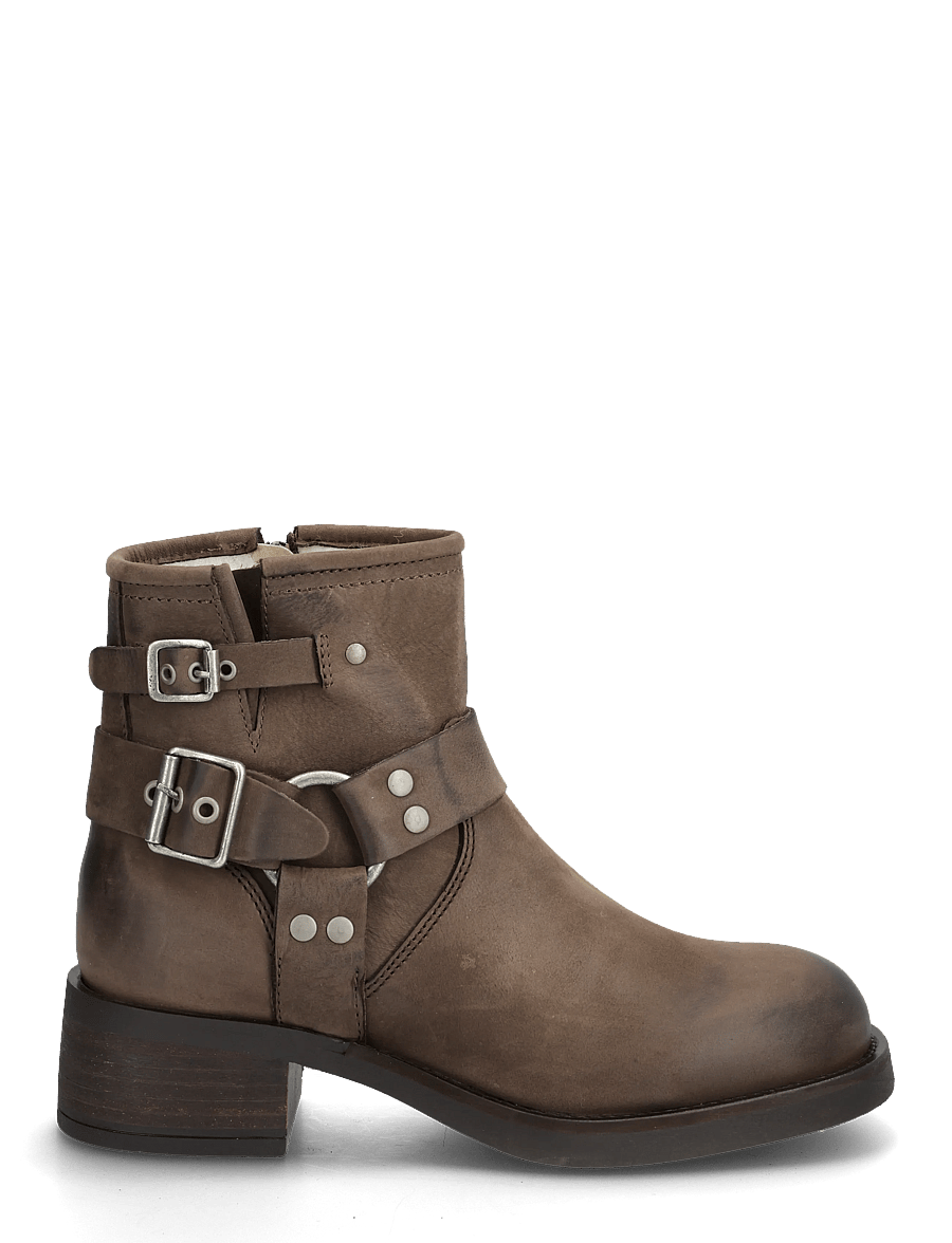 Pavement - Zevil Vintage Wool - stiefeletten mit absatz - brown matte - 1