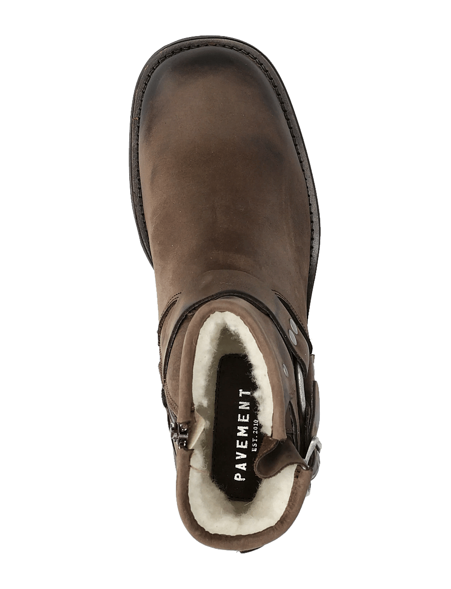 Pavement - Zevil Vintage Wool - kontsaga poolsaapad - brown matte - 3